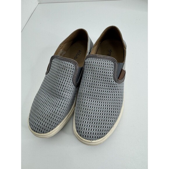 OLUKAI Pehuea Lau Slip On Loafer Flat Sneaker Gray Size 7 20271 Boating Kayak - Picture 3 of 8